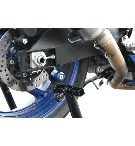 Cavalletto posteriore Moto con cursori a forcella