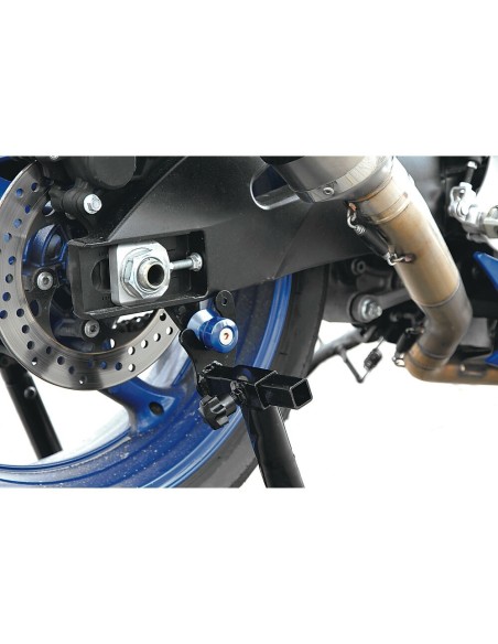 Cavalletto posteriore Moto con cursori a forcella