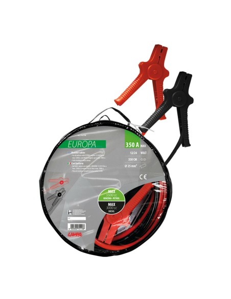 Cavi batteria 12 24V 350cm 350A 25mmq