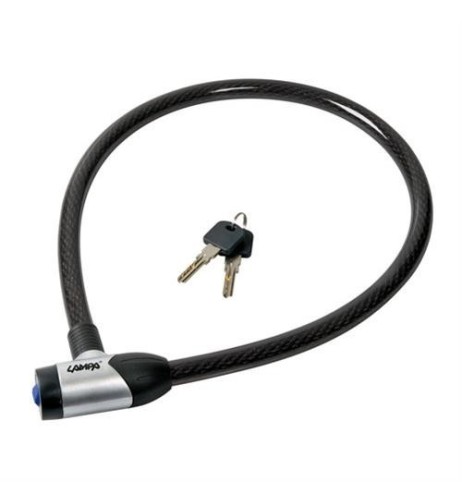 Cavo antifurto 80cm in acciaio diametro 15mm bicicletta bici ciclo