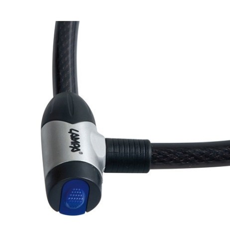 Cavo antifurto 80cm in acciaio diametro 15mm bicicletta bici ciclo