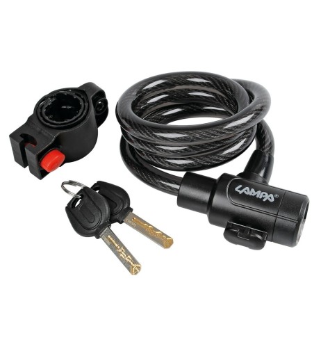 Cavo antifurto in acciaio con luce Led 100cm