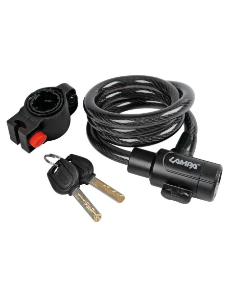 Cavo antifurto in acciaio con luce Led 100cm