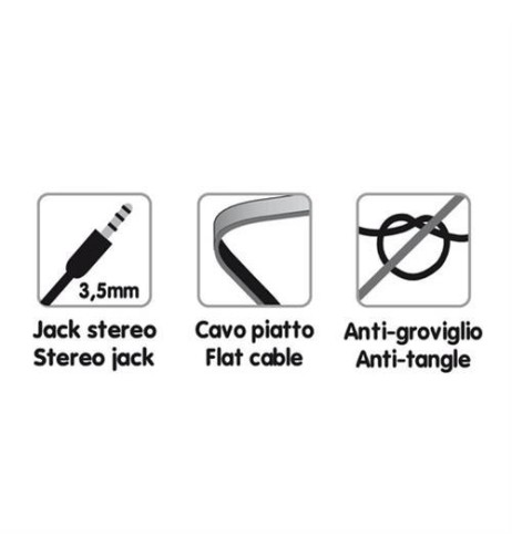Cavo Aux Aux 120 cm con jack stereo da 3 5 mm