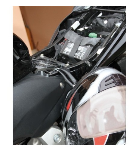 Cavo cavetto di sicurezza per caschi moto scooter sotto sella