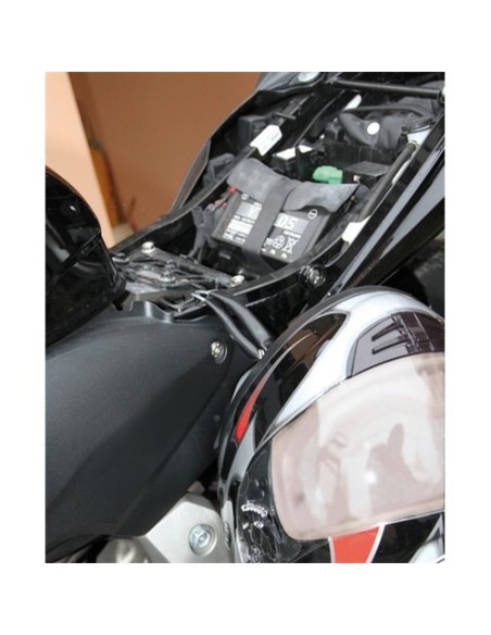 Cavo cavetto di sicurezza per caschi moto scooter sotto sella