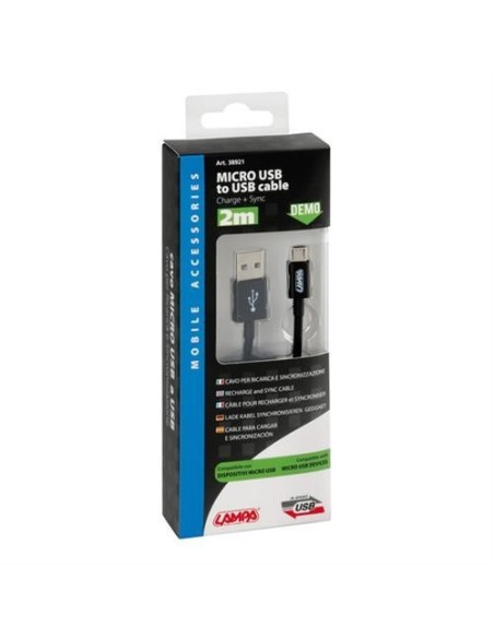 Cavo USB Micro USB ricarica e sincronizzazione 200cm