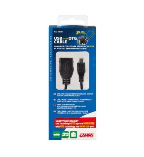 Cavo USB OTG micro usb collegamento periferiche esterne