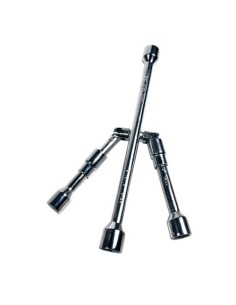Chiave a croce ripiegabile per cambio pneumatico 17 19 21 23mm