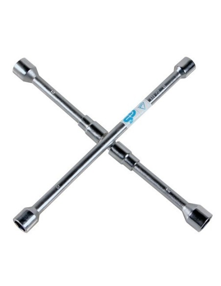 Chiave a croce ripiegabile per cambio pneumatico 17 19 21 23mm