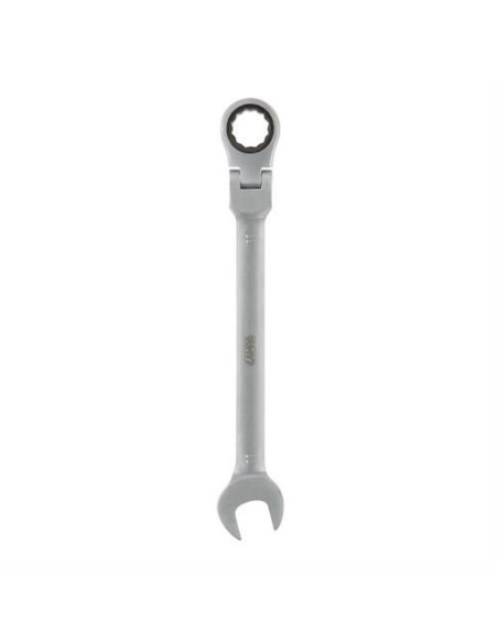 Chiave combinata con cricchetto snodato 11mm acciaio cromo
