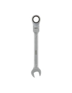 Chiave combinata con cricchetto snodato 13mm acciaio cromo