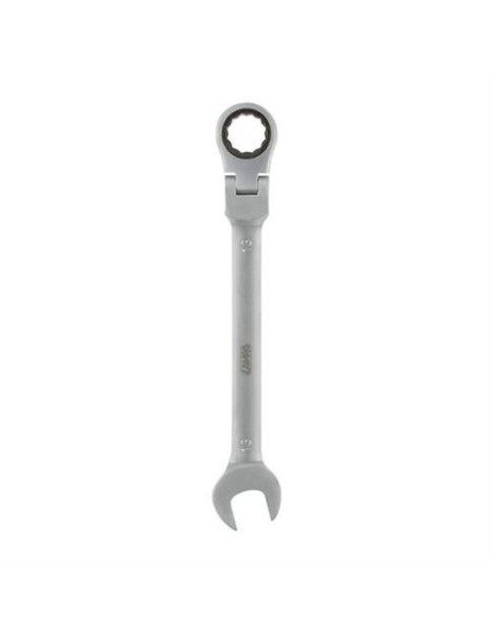 Chiave combinata con cricchetto snodato 13mm acciaio cromo