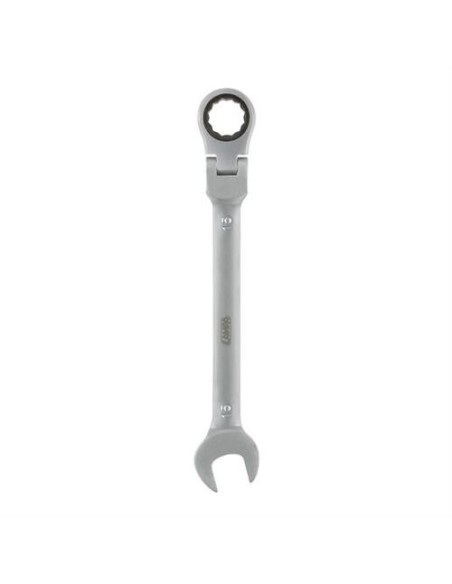 Chiave combinata con cricchetto snodato 15mm acciaio cromo