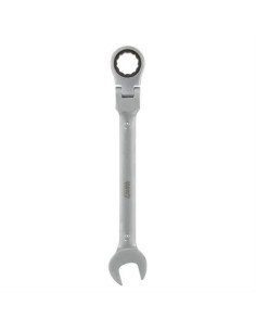 Chiave combinata con cricchetto snodato 19mm acciaio cromo