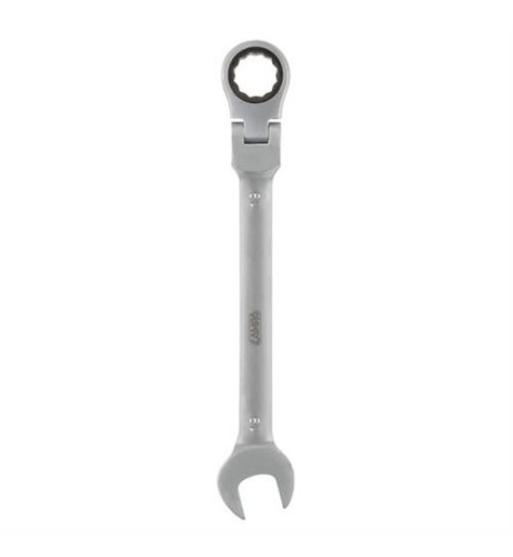 Chiave combinata con cricchetto snodato 19mm acciaio cromo