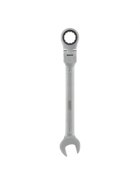 Chiave combinata con cricchetto snodato 20mm acciaio cromo