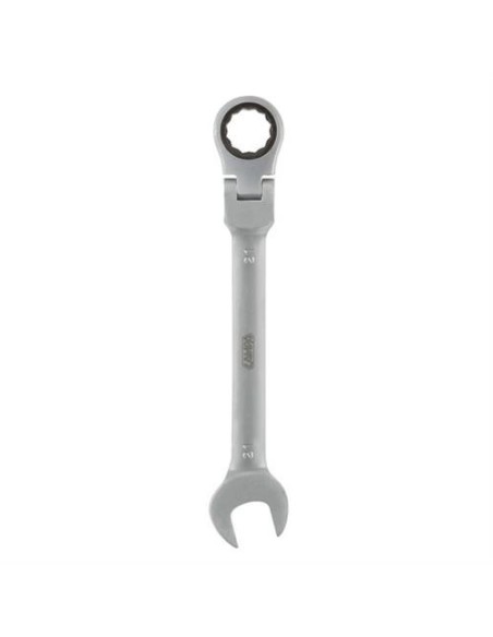 Chiave combinata con cricchetto snodato 21mm acciaio cromo