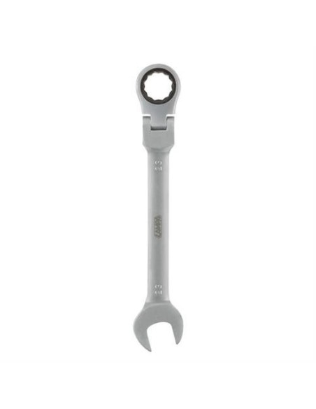 Chiave combinata con cricchetto snodato 23mm acciaio cromo