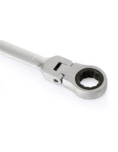Chiave combinata con cricchetto snodato 8mm acciaio cromo 2