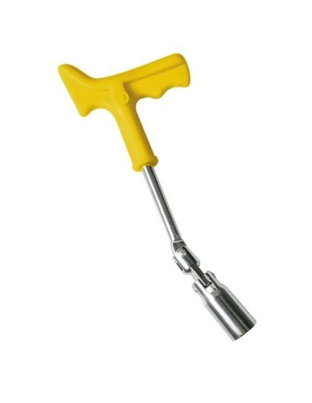 Chiave svitacandela con bussola 16mm snodabile Power Grip