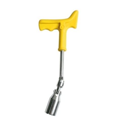 Chiave svitacandela con bussola 21mm snodabile Power Grip