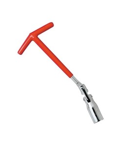 Chiave svitacandela snodabile manico 15cm bussola 16mm