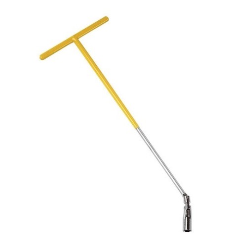 Chiave svitacandela snodabile manico 50cm bussola 16mm