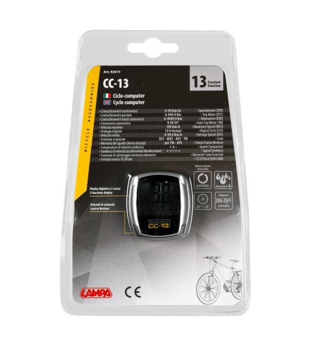 Ciclo computer conta chilometri 13 funzioni