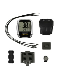 Ciclo computer conta chilometri senza filo wireless 13 funzioni