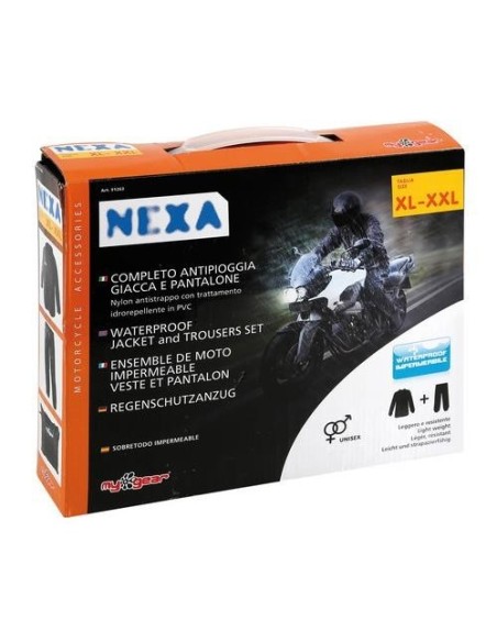 Completo antipioggia NEXA moto scooter giacca pantalone Taglia XL XXL