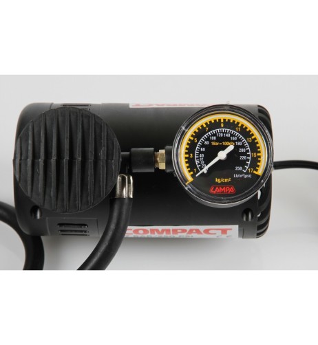 Compressore compact 12V con manometro auto moto