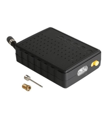 Compressore tascabile a pile con torcia a led Moto e Bici