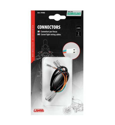 Connettori per frecce indicatori di direzione moto 2 pz Kawasaki
