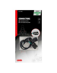 Connettori per frecce indicatori di direzione moto 2 pz Kawasaki Led 2