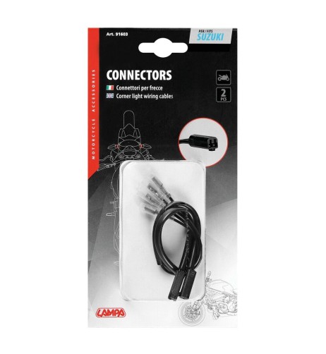 Connettori per frecce indicatori di direzione moto 2 pz Suzuki