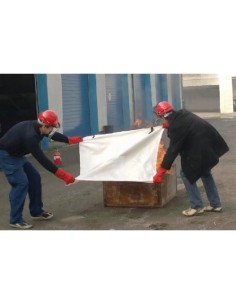 Coperta ignifuga spegnifuoco 100x100cm 2