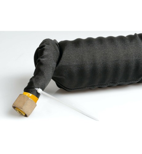 Copertura elasticizzata per spirali aria ed elettriche 220cm Nero