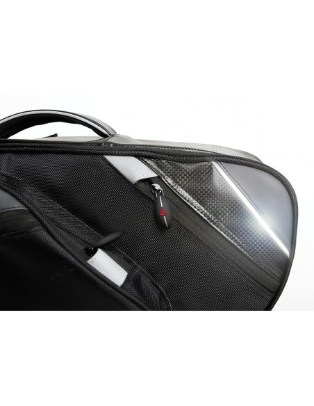 Coppia borse laterali moto universali impermabili 25 37 litri 47x26x31cm 