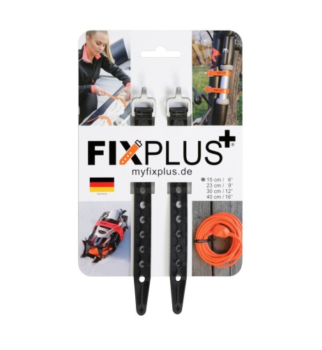 Coppia cinghie elastiche di fissaggio FixPlus Nano 1 25x15cm