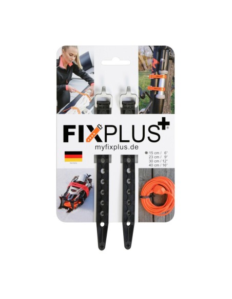 Coppia cinghie elastiche di fissaggio FixPlus Nano 1 25x15cm