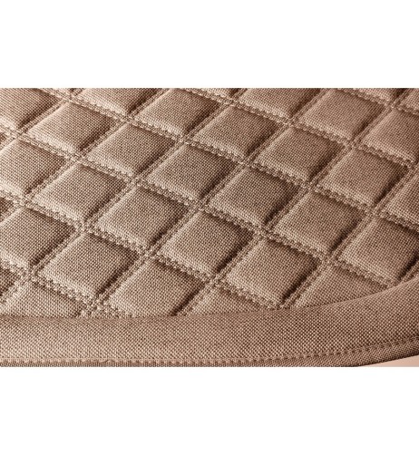 Coppia coprisedili auto universali in tekno lino di poliestere Beige