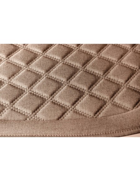 Coppia coprisedili auto universali in tekno lino di poliestere Beige