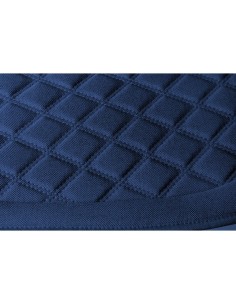 Coppia coprisedili auto universali in tekno lino di poliestere Blu 2