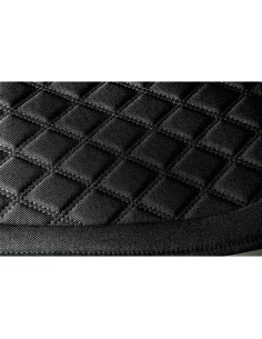 Coppia coprisedili auto universali in tekno lino di poliestere Nero 2