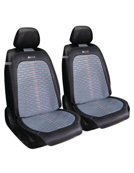 Coppia coprisedili auto universali in tessuto alveolare Monza grigio