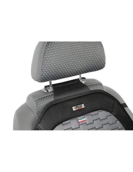 Coppia coprisedili auto universali in tessuto alveolare Monza grigio