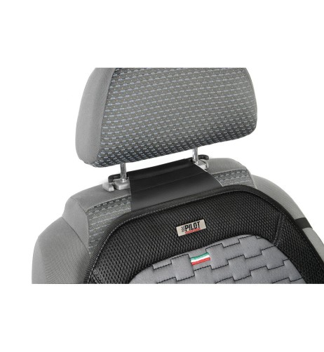 Coppia coprisedili auto universali in tessuto alveolare Monza nero