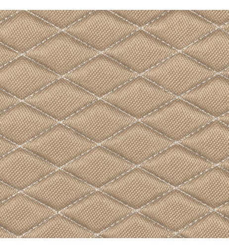 Coppia coprisedili fodere auto anteriori in tessuto tecnico Beige Bianco