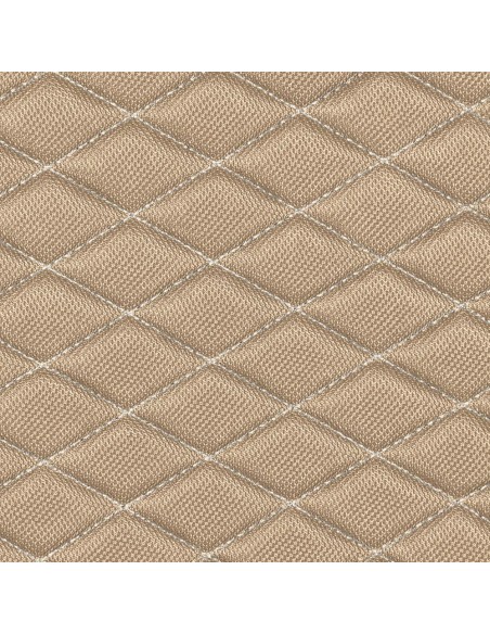Coppia coprisedili fodere auto anteriori in tessuto tecnico Beige Bianco